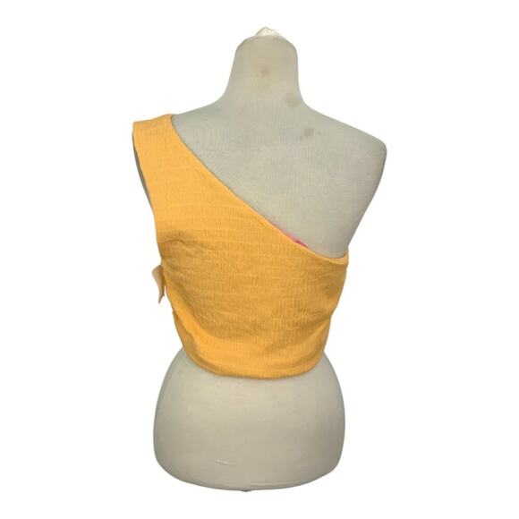 ASOS Something New Ada One Shoulder Tube Top Orange Size XL NWOT $32 MSRP - Picture 8 of 8